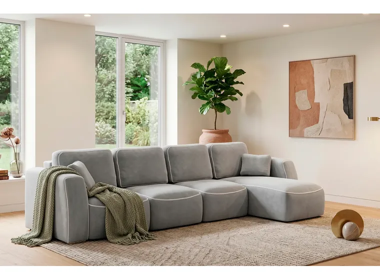 Диван большой угловой Бафи-2 комбинация 4 тик-так