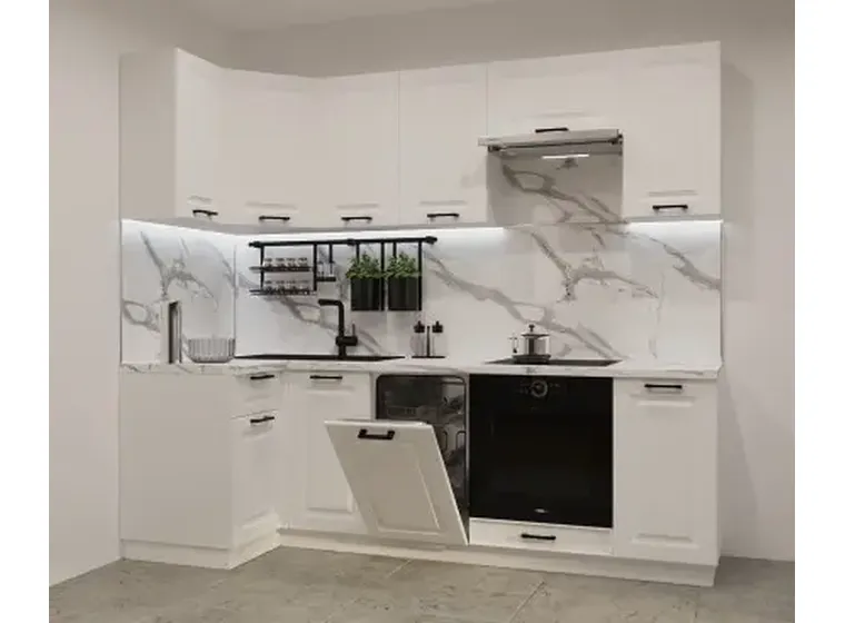 Кухонный гарнитур арт. 3 Тальк Вегас 1000х2450 мм