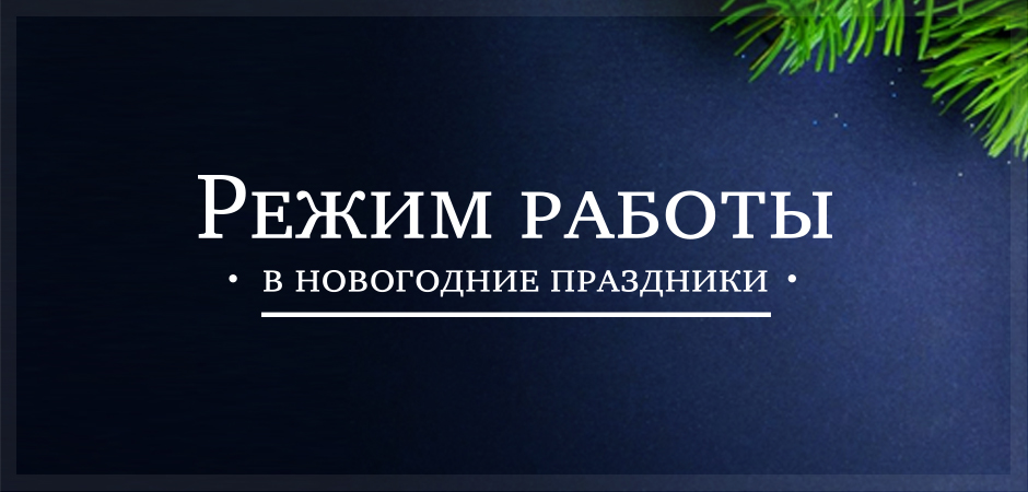 Режим работы в Новогодние праздники 2021 года